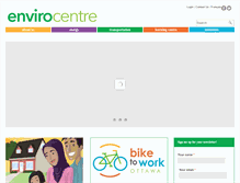 Tablet Screenshot of envirocentre.ca